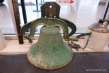 GREEN HEAVY IRON BELL