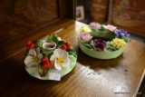 DENTON FLORAL CANDLE HOLDERS