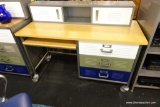 METAL LOCKER-LIKE STUDENT DESK