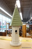 TALL WOODEN BIRDHOUSE