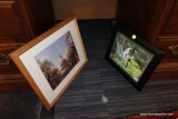 PAIR OF SMALL FRAMED PRINTS