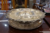 SILVER PLATED REVOLVING LAZY SUSAN SERVER