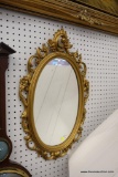GOLD TONED WALL MIRROR
