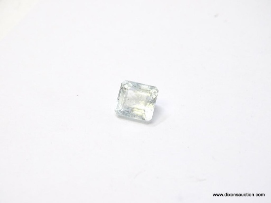 3.58 CT EMERALD CUT AQUA MARINE 9X8X6