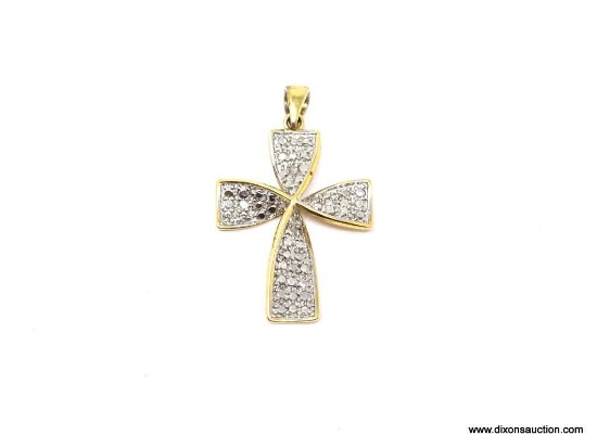 .925 UNISEX STERLING SILVER GEMSTONE CROSS