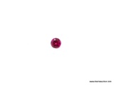 1.20 CT ROUND CUT CHATAM RUBY 6X4