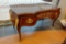 FRENCH PROVINCIAL GLASS TOP DESK