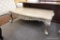 MARBLE TOPPED LARGE REPRODUCTION COFFEE TABLE
