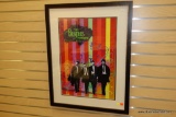 FRAMED AND MATTED BEATLES IMAGE
