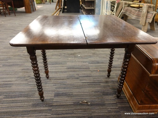 VINTAGE MAHOGANY GAME TABLE