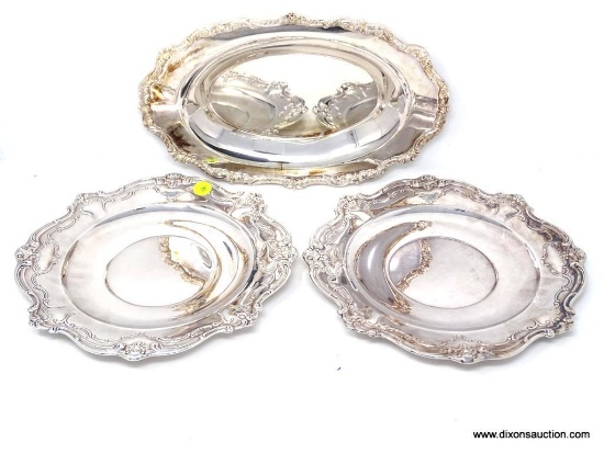 (DR) GORHAM SILVER ROUND PLATES