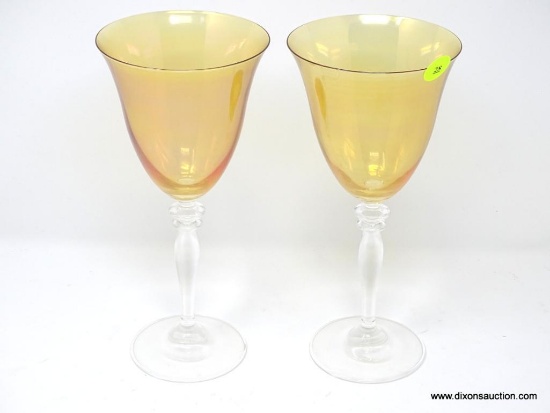 (DR) IRIDESCENT GLASS CHALICES