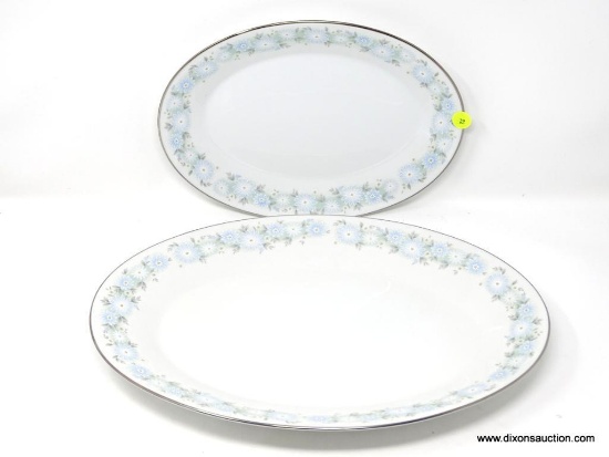 (DR) NORITAKE CHINA OVAL SERVING PLATTERS