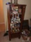 (BASE- STAIR RM) MODERN CHERRY OPEN CUPBOARD- 23