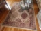 (LR) MACHINE MADE ORIENTAL STYLE RUG IN IVORY AND MAROON-5'5