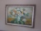 (LR) FRAMED OIL ON CANVAS STILL LIFE IN SILVER TONE FRAME- SIGNED C. DARNY- 41