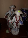 (BASE-RM-1) PR. OF ORIENTAL PORCELAIN STATUES OF FISHERMEN-9