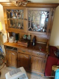 (BASE-STAIR-RM) MAPLE 2 PC. HUTCH- MISSING DRAWER-48