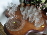 (SUNRM) 11 PCS. OF VINTAGE GLASS- PR. CANDLEHOLDERS-5