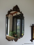 (SUNRM) ETCHED DECO FRAMED MIRROR- 12