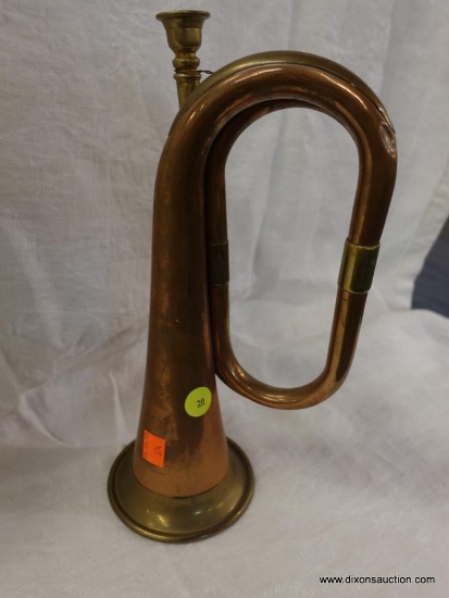 (DIS)DECORATIVE BRASS BUGLE