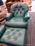 CLASSIC LEATHER ARMCHAIR/OTTOMAN