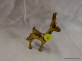 (DIS)SET OF BRASS DEER FIGURINES