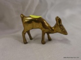(DIS)SET OF BRASS FAWN FIGURINES