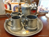 QUADRUPLE PLATED TEA SET