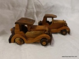 (DIS)WOODEN CAR FIGURINES