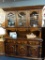 VINTAGE PINE CHINA HUTCH AND BUFFET