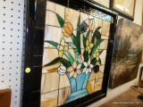 FRAMED STAINED GLASS IMAGE