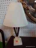 MID CENTURY MCM DESK LAMPS WITH MARBLE BASE