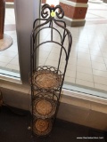 WROUGHT IRON TIERED PIE STAND