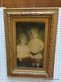 FRAMED VICTORIAN CHILDREN IMAGE