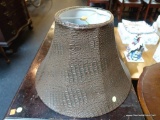 BELL SHAPED REPTILE PATTERNED LAMPSHADE