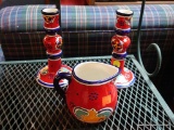 HAND PAINTED MEXICAN POTTERY