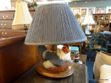 CHARMING ROOSTER LAMP
