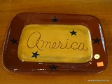 TENNESSEE CLAYWORKS AMERICA PLATTER