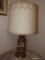 (RIGHT BED) PAINTED LAMP- 23.5