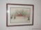(DEN) FRAMED AND MATTED P. BUCKLEY MOSS PRINT-