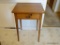 (KIT) BENCH MADE PINE HEPPLEWHITE 1 DRAWER WORK TABLE- EXCELLENT CONDITION- 20