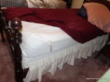 (LEFT BID) ONE OF A PR. OF SIMMONS BEAUTYREST TWIN BOX SPRING AND MATTRESS- HARDLY USED- CELEBRITY