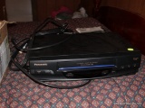 (UP BED) PANASONIC VHS PLAYER- MODEL PV-V4520- 2 REMOTES AND A MANUAL