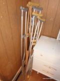 (UP BED) 4PR. OF HANDICAP CRUTCHES