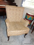 (DEN) VINTAGE MAHOGANY ARM CHAIR- 28