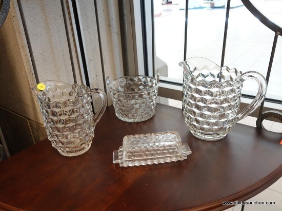 FOSTORIA GLASS SERVING ITEMS