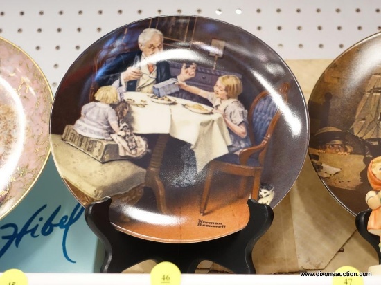 KNOWLES NORMAN ROCKWELL PLATE