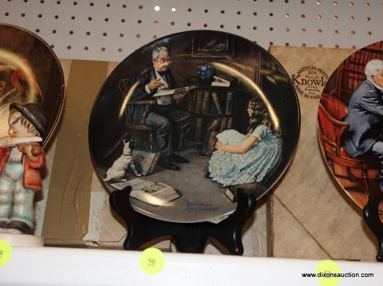 KNOWLES NORMAN ROCKWELL PLATE