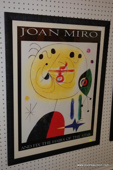 JOAN MIRO "AND FIX THE HAIRS OF THE STAR"